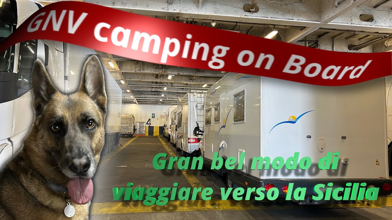 5/6/7/8 Verso la Sicilia da Civitavecchia a Termini imerese #travel #animali  #camping on board