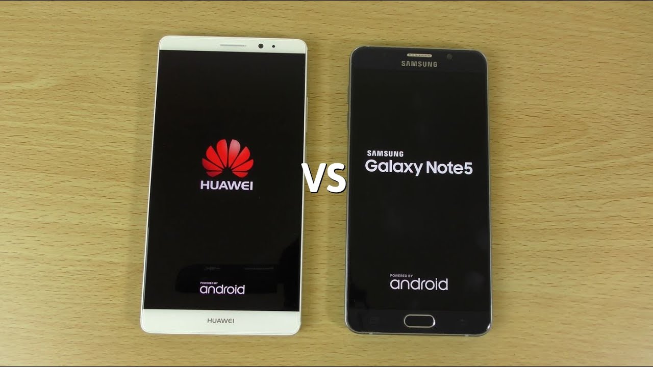 Huawei Mate 8 VS Samsung Galaxy Note 5 - Speed & Camera Test!