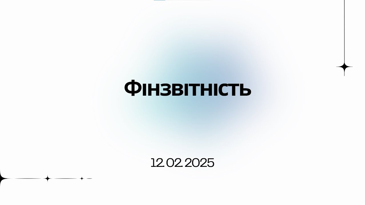 Запис навчання 12.02.2025 Фінзвітність
