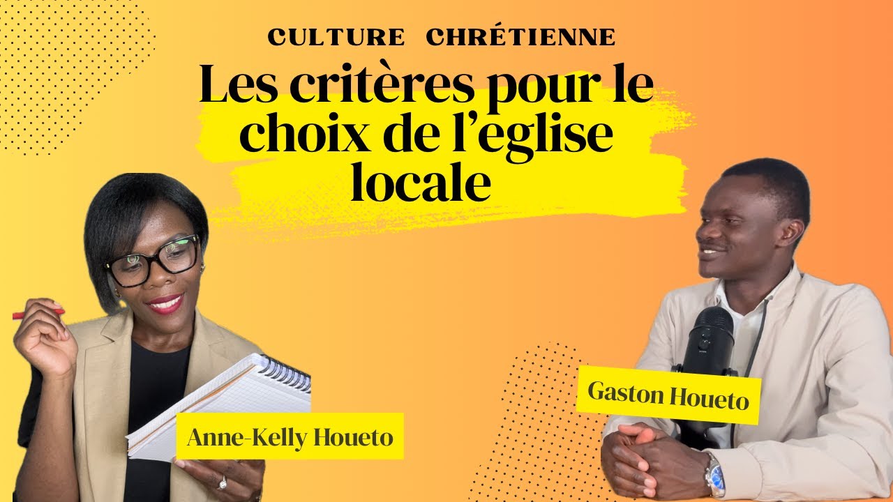 Le choix de l'église locale.