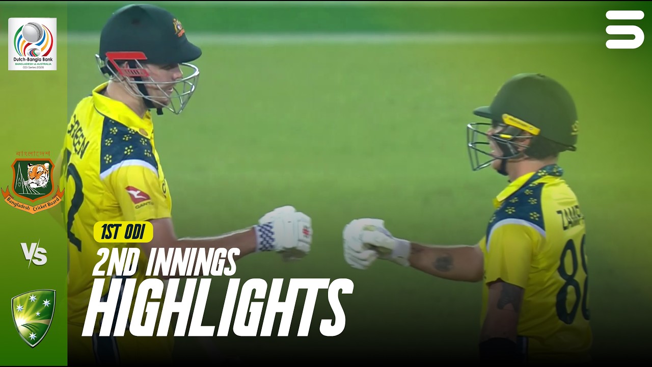 2nd Innings Highlights | Bangladesh vs Australia | Match 01 | ODI Series 2026 | M9K1U