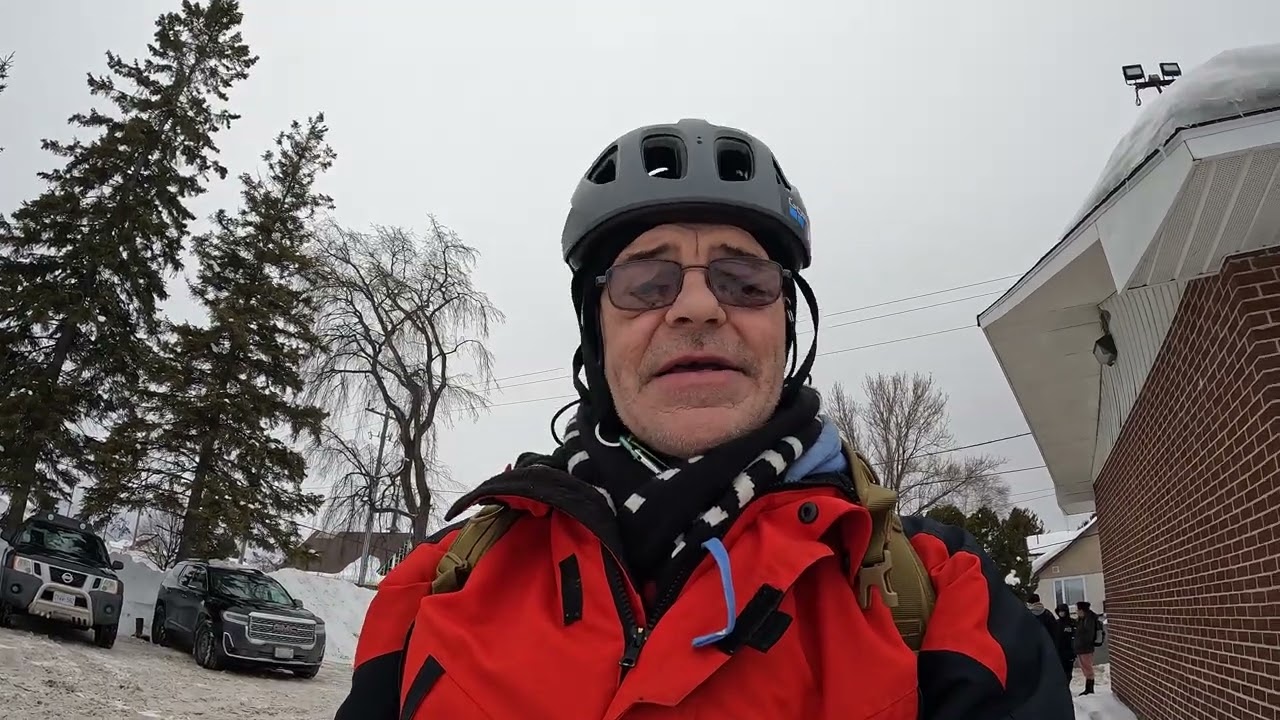 E-bike February 14, 2026 E-bike ride in beautiful Timmins Ontario 🇨🇦🇨🇦🇨🇦