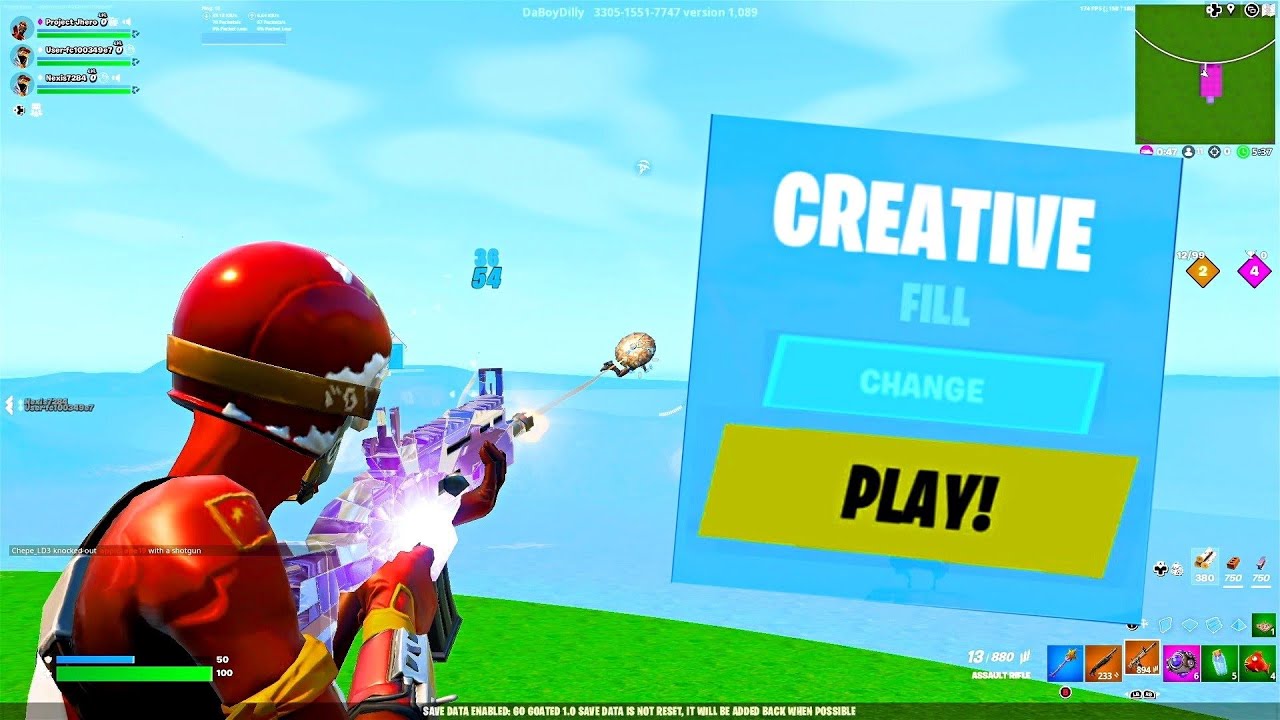 I'm getting noticed in fortnite creative fill lobbies