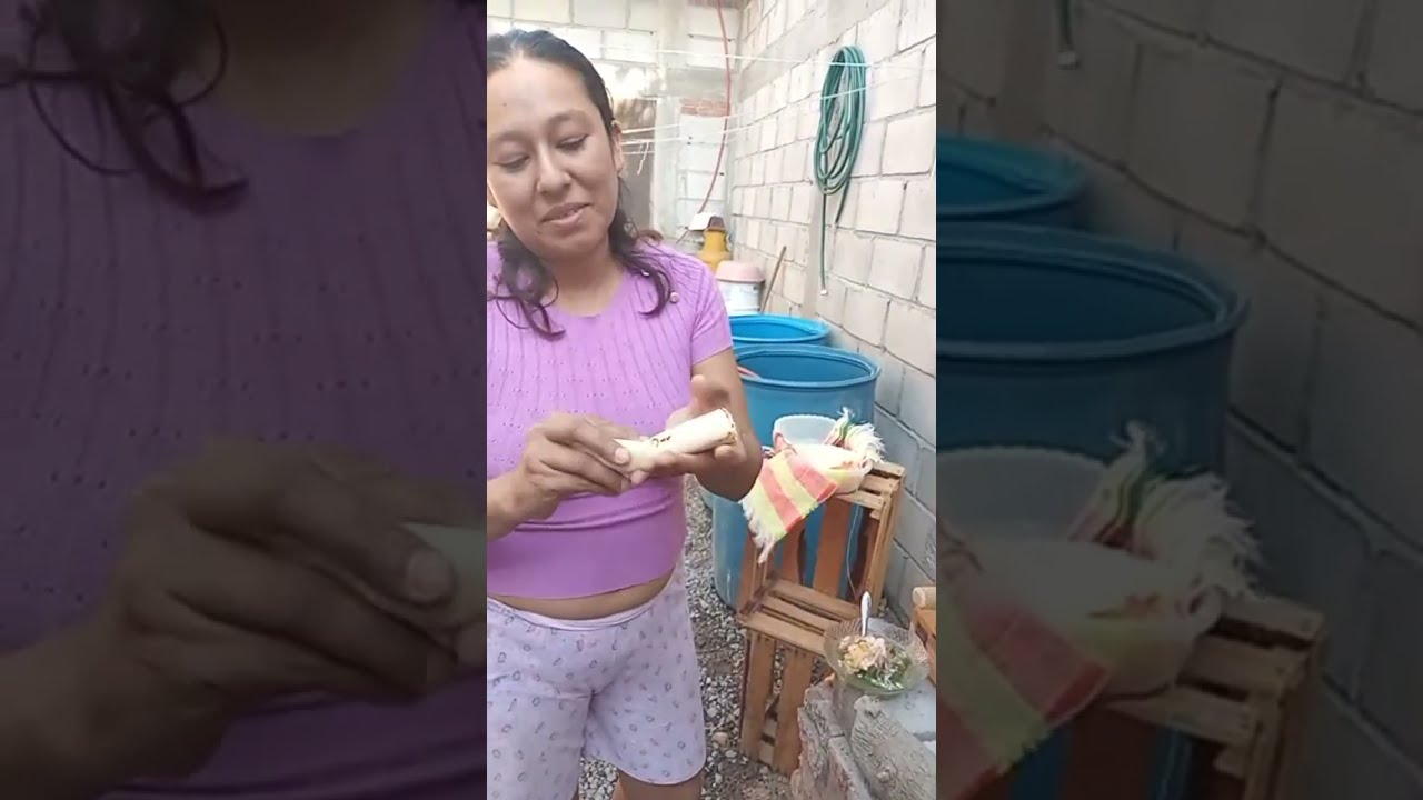 Caldo de pollo con tortillas de maseca