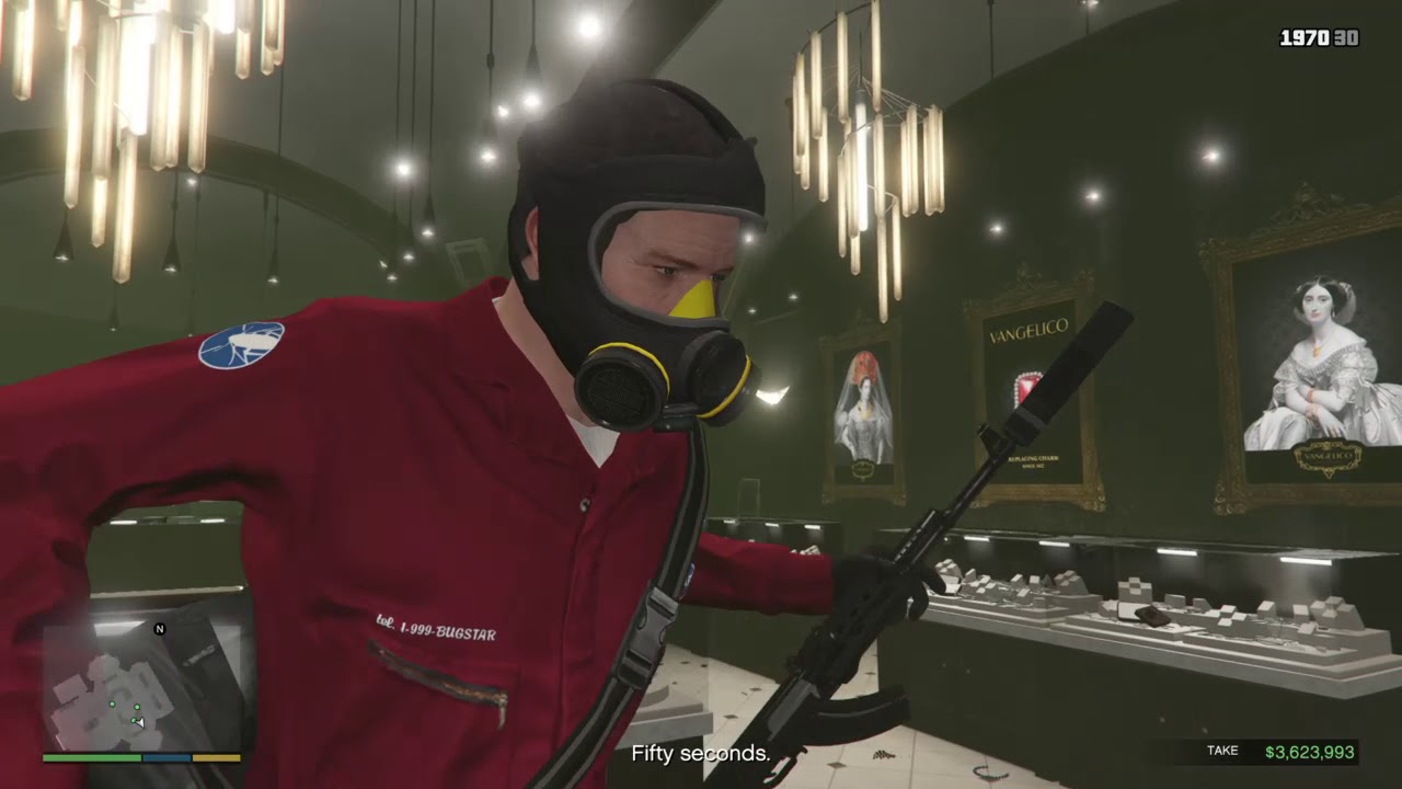GTA V Jewellery Heist No Commentary