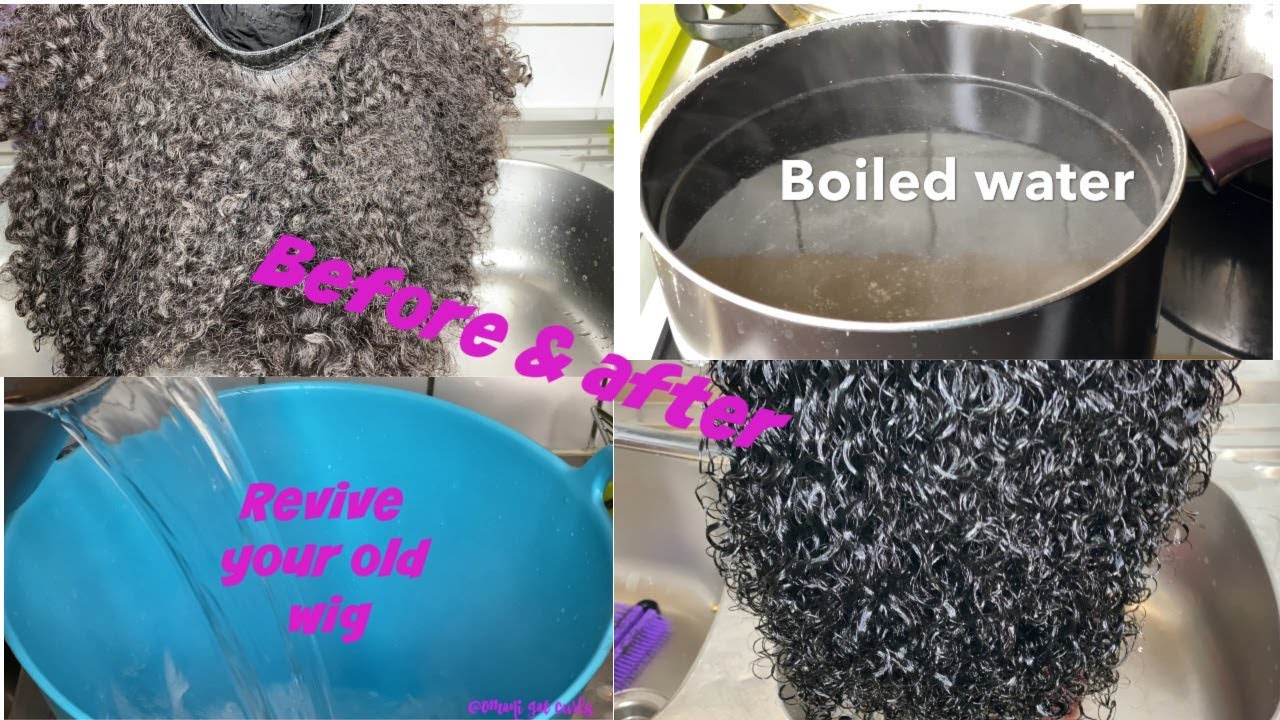 BOILING METHOD | HOW TO REVIVE OLD DRIED & TANGLED CURLY HAIR | OGC