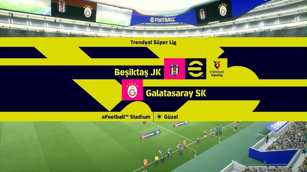 eFootball Beşiktaş vs Galatasaray derbisi PlayStation 5 full Match gameplay