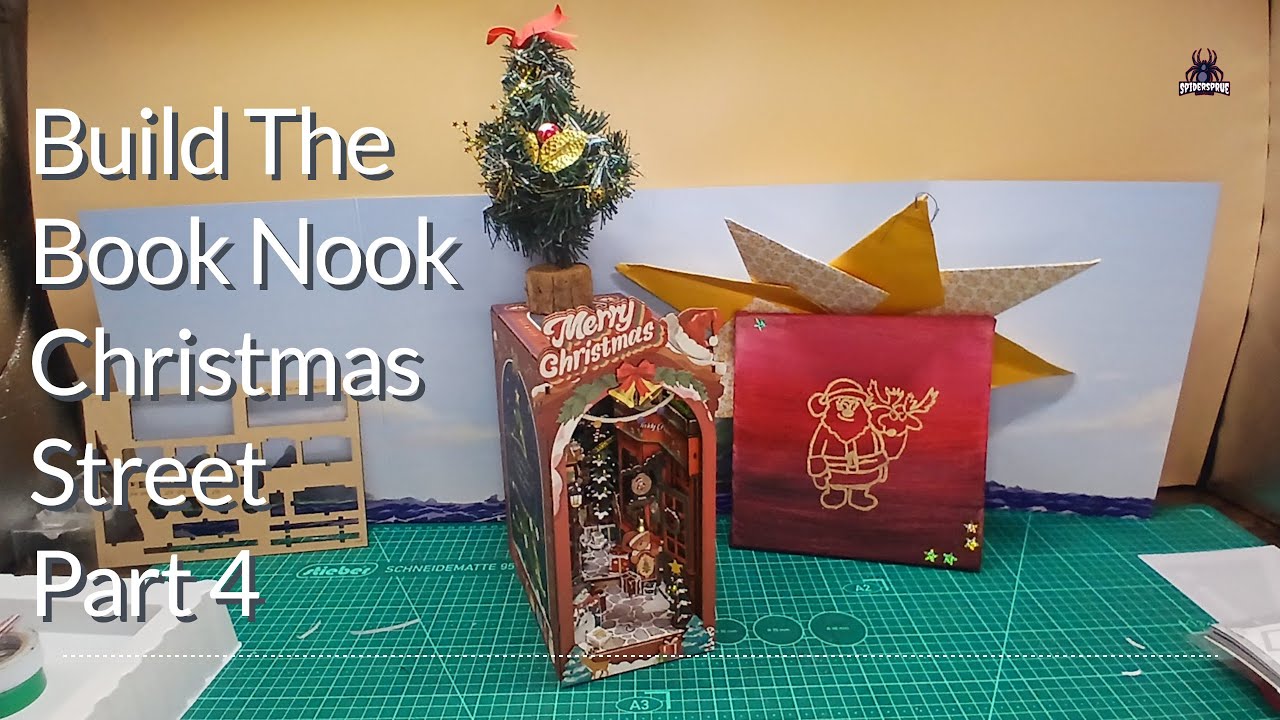 Build Rolife Christmas Street Book Nook Part 4