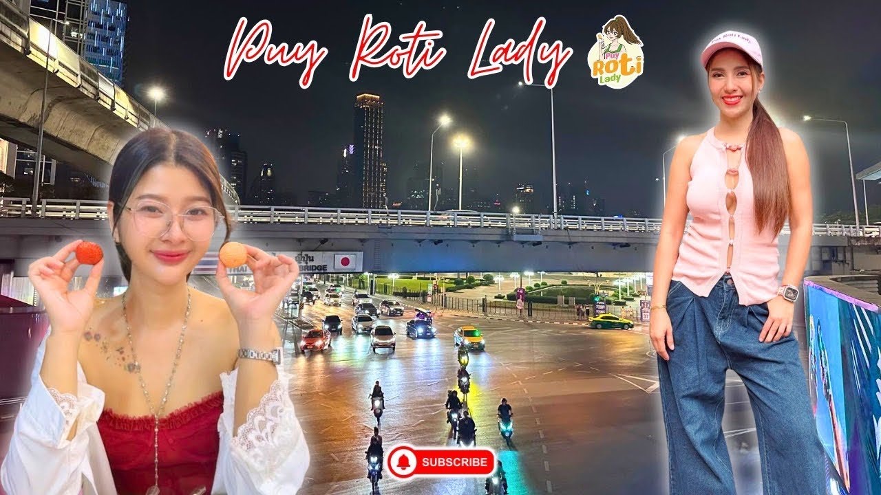 Live street food Puy Roti Lady. Happy Friday!