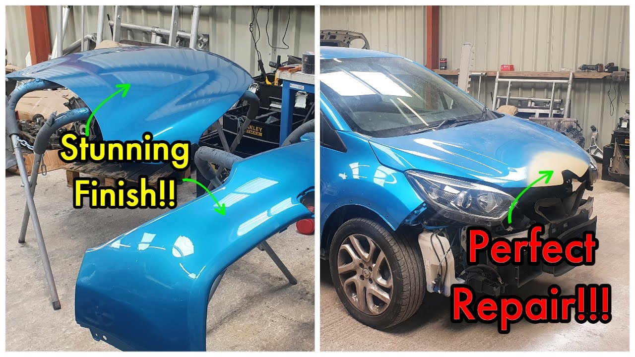 I Repaired And Painted The Bonnet And Bumper On The Renault Captur And It Looks AMAZING!!! So Happy!