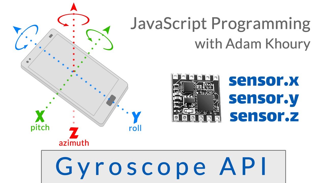 Gyroscope API Device Angle Velocity JavaScript Programming Tutorial