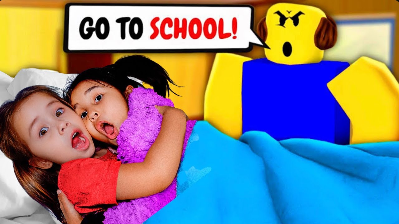 DAUGHTER’S SKIP FIRST DAY OF SCHOOL IN ROBLOX