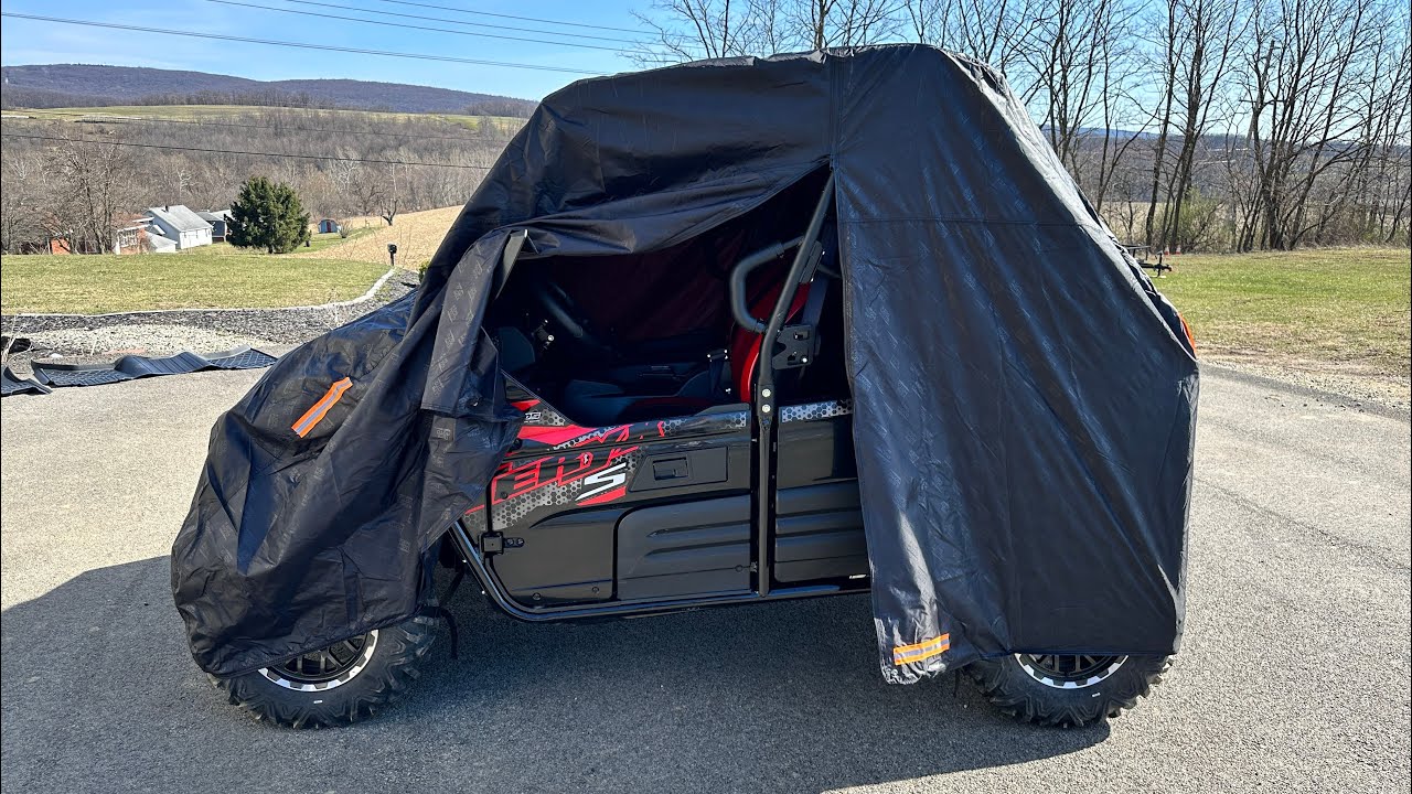 Install & Initial Review Of The Kemimoto 420D Side Zip UTV Cover