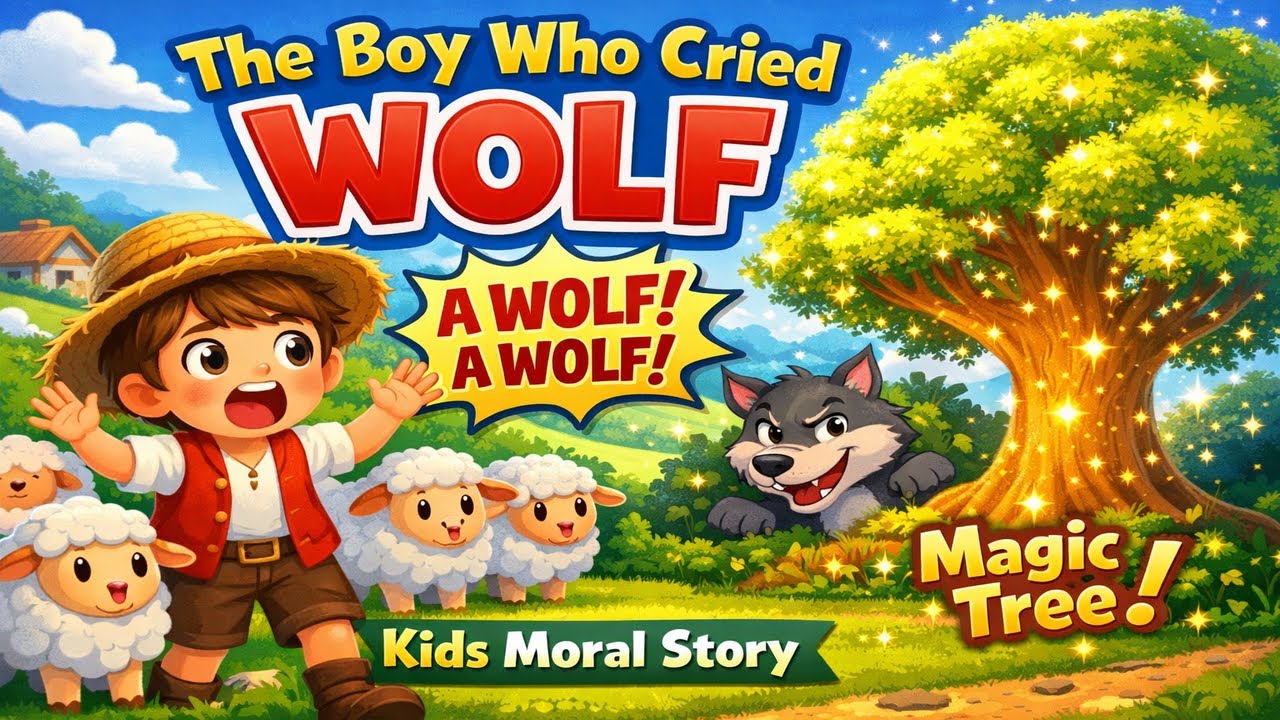 The Boy Who Cried Wolf 🐺 | Kids Moral Story | Magic Tree