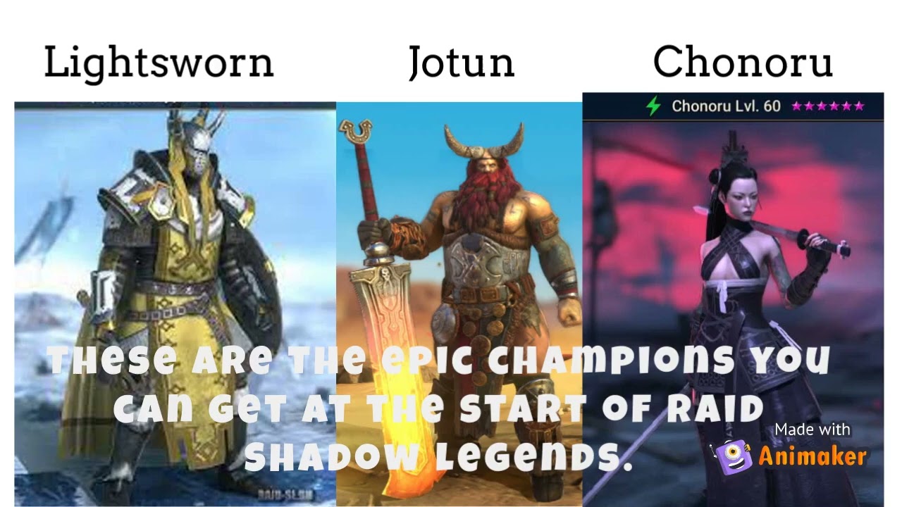 How to get a free epic champions at the start of Raid Shadow Legends ( If you are a beginner )