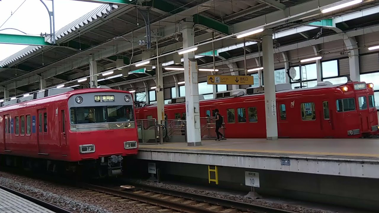 【6000系同士が並ぶ！？】名鉄6028F 急行吉良吉田 鳴海発車
