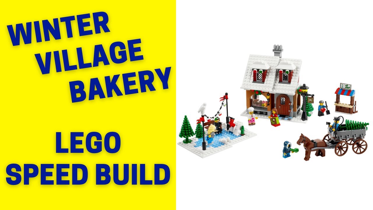 LEGO Winter Village Bakery Speed Build - Set #10216
