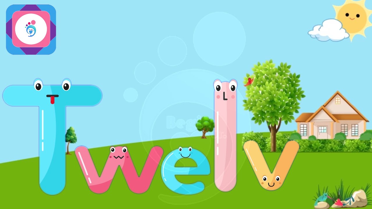 Learn To Spell Number Words 11 To 15 | Number Spellings Song Eleven to fifteen | Begin Jr.