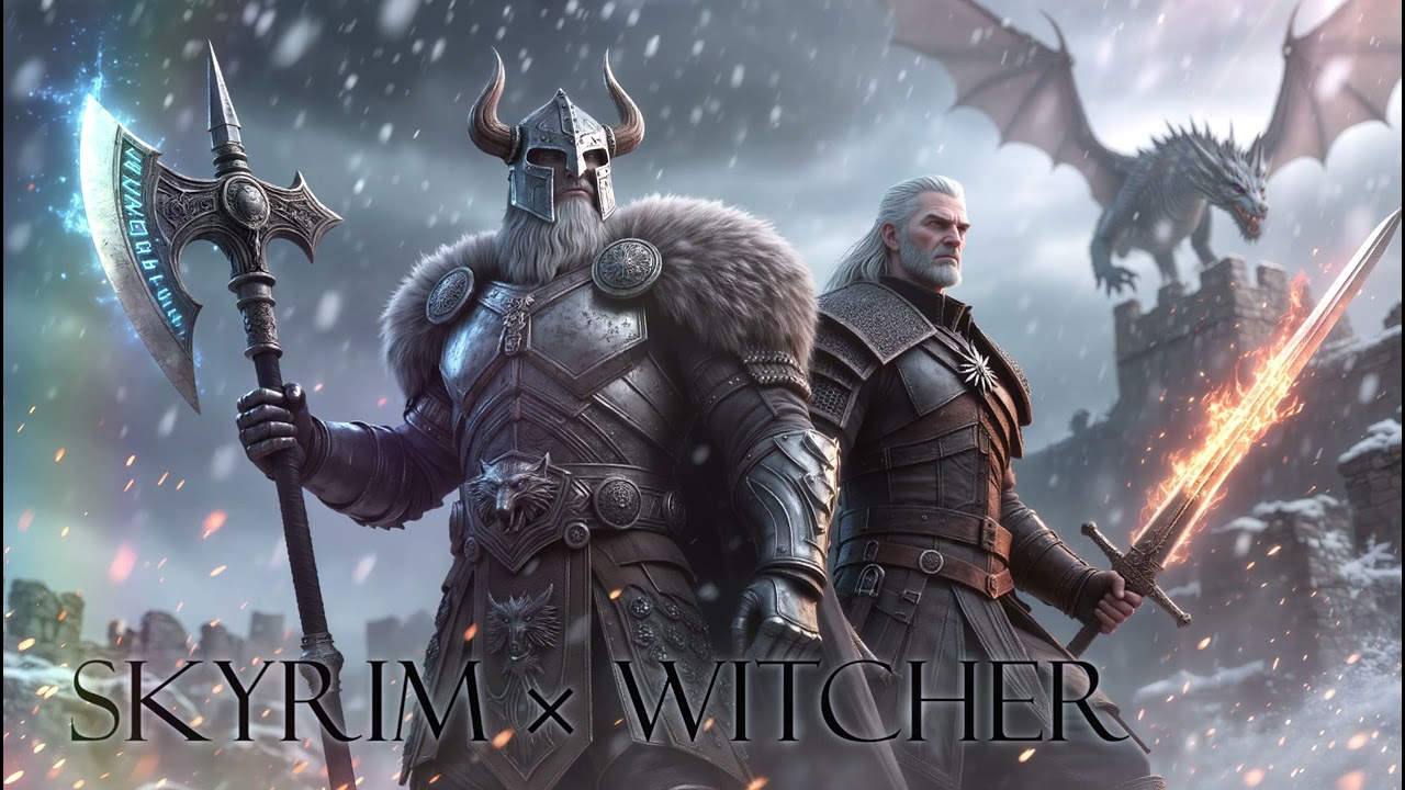 Skyrim x The Witcher – Heroes of the North (Epic Fantasy Soundtrack)
