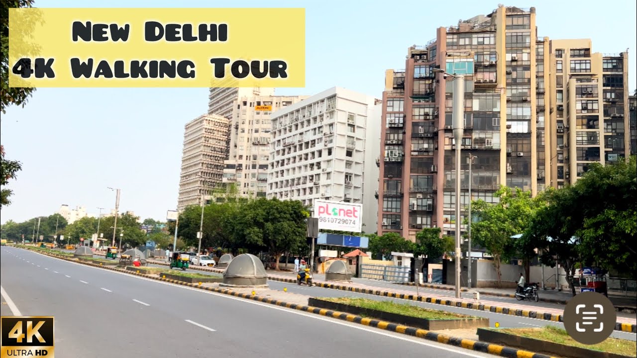 Beauty Of Delhi- Walking In Connaught Place New Delhi India 🇮🇳 4k Video Walking Tour