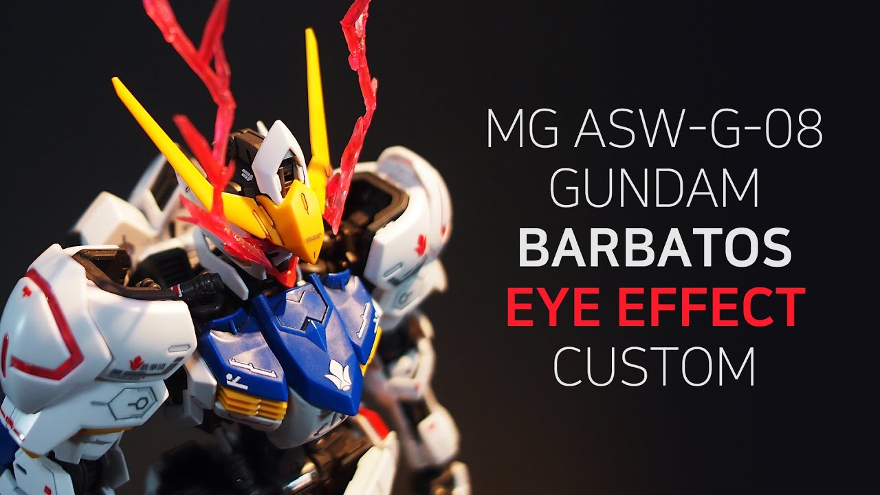 MG 건담 발바토스 안광 이팩트 만들기 GUNDAM BARBATOS EYE EFFECT CUSTOM フルメカニクス