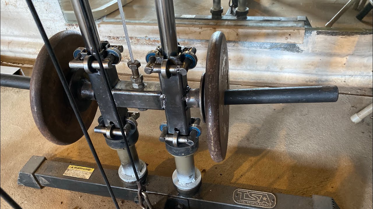 Universal Pull Machine + Changed Bushing to Bearing Guides. Linear Bearing Build