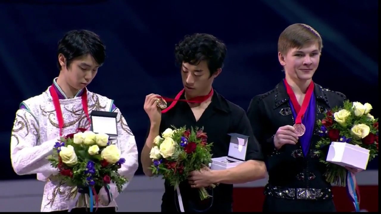 2017 Rostelecom Cup Men Victory Ceremony