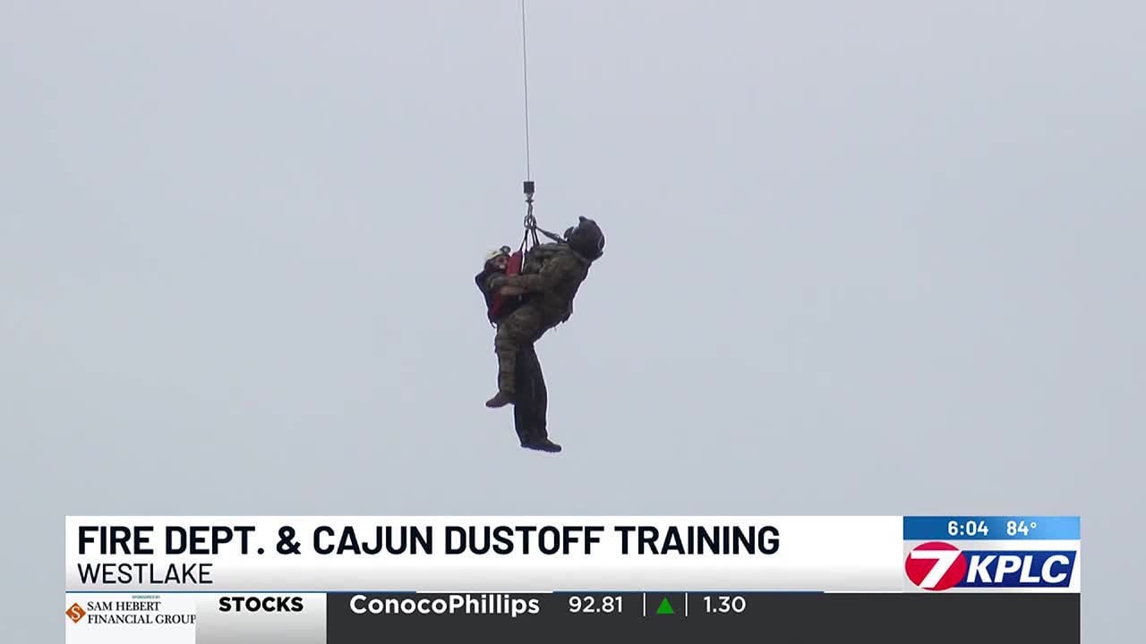 Westlake Fire Department, U.S. Army team up for aerial rescue training operation