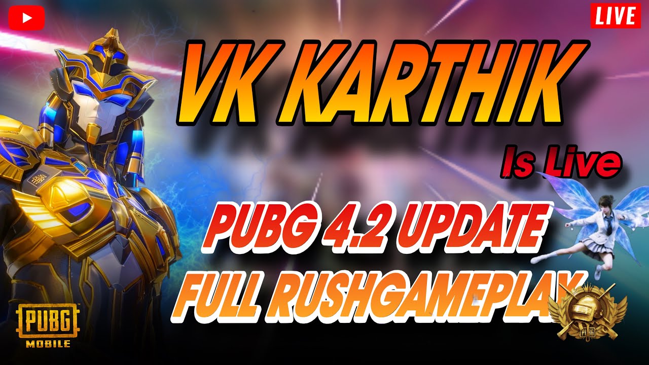 🔴PUBG 4.2 ROAR TO 12KD FULL RUSHPLAY #bgmilive #pubgshorts #shortsfeed #bgmilive #live #bgmi #tamil
