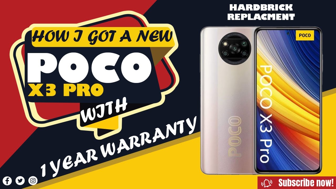 POCO GAVE ME A NEW X3 PRO With 1 YEAR Warranty | Hardbrick Replacement | MUST WATCH 🔥🔥🔥