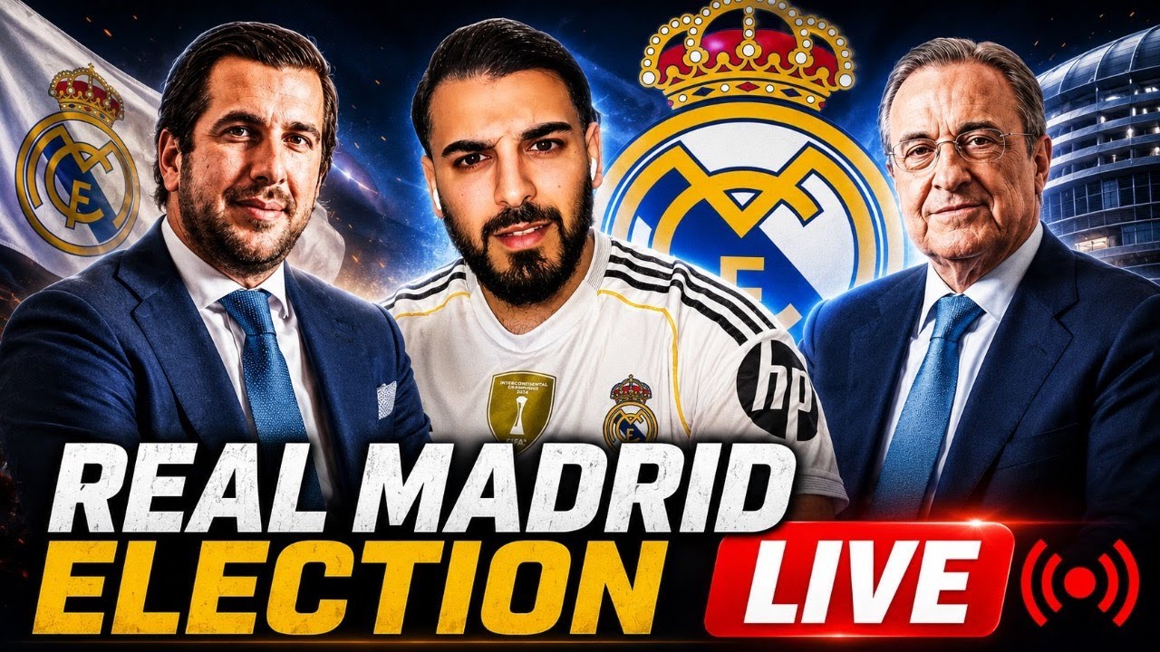 🔥 LIVE: Real Madrid Presidential Election 2026 | Perez vs Riquelme | Results & Reactions
