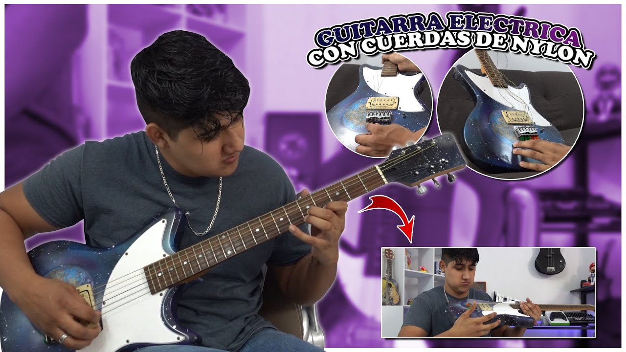 Le pongo cuerdas de Nylon a una guitarra electrica *Terminal mal* :(