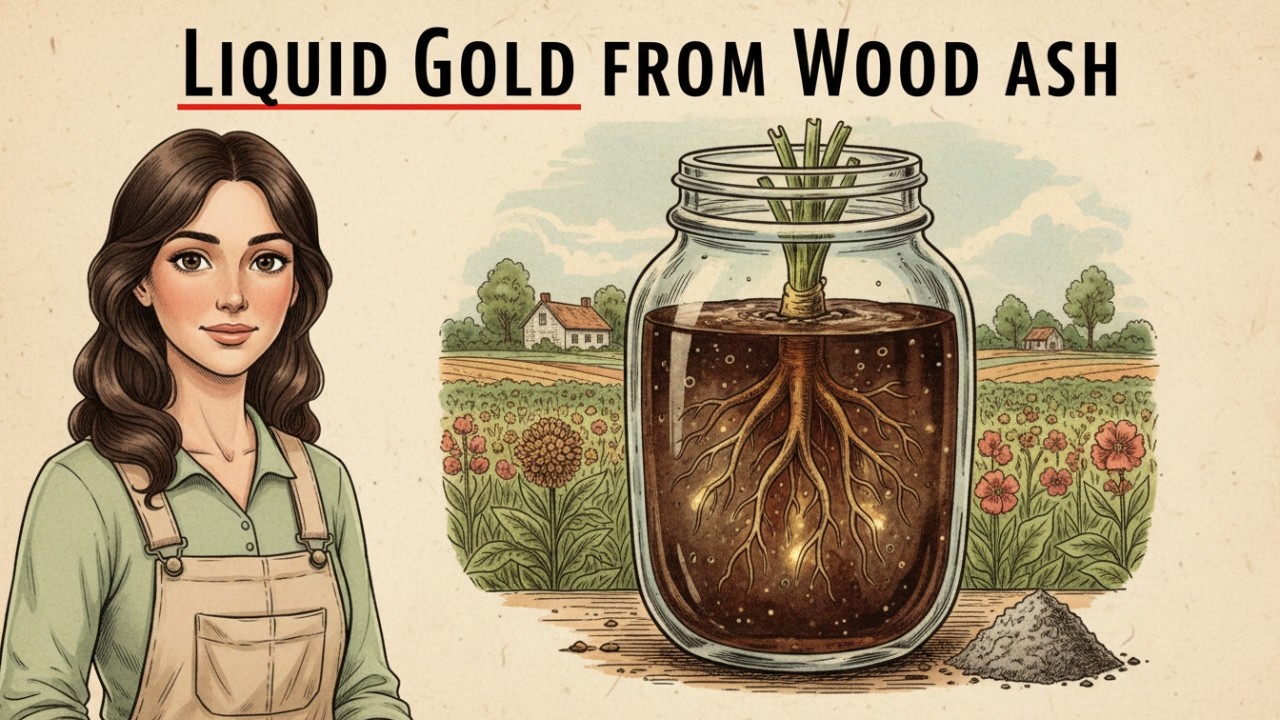 This Fermented Wood Ash Trick Makes Plants Grow CRAZY Fast