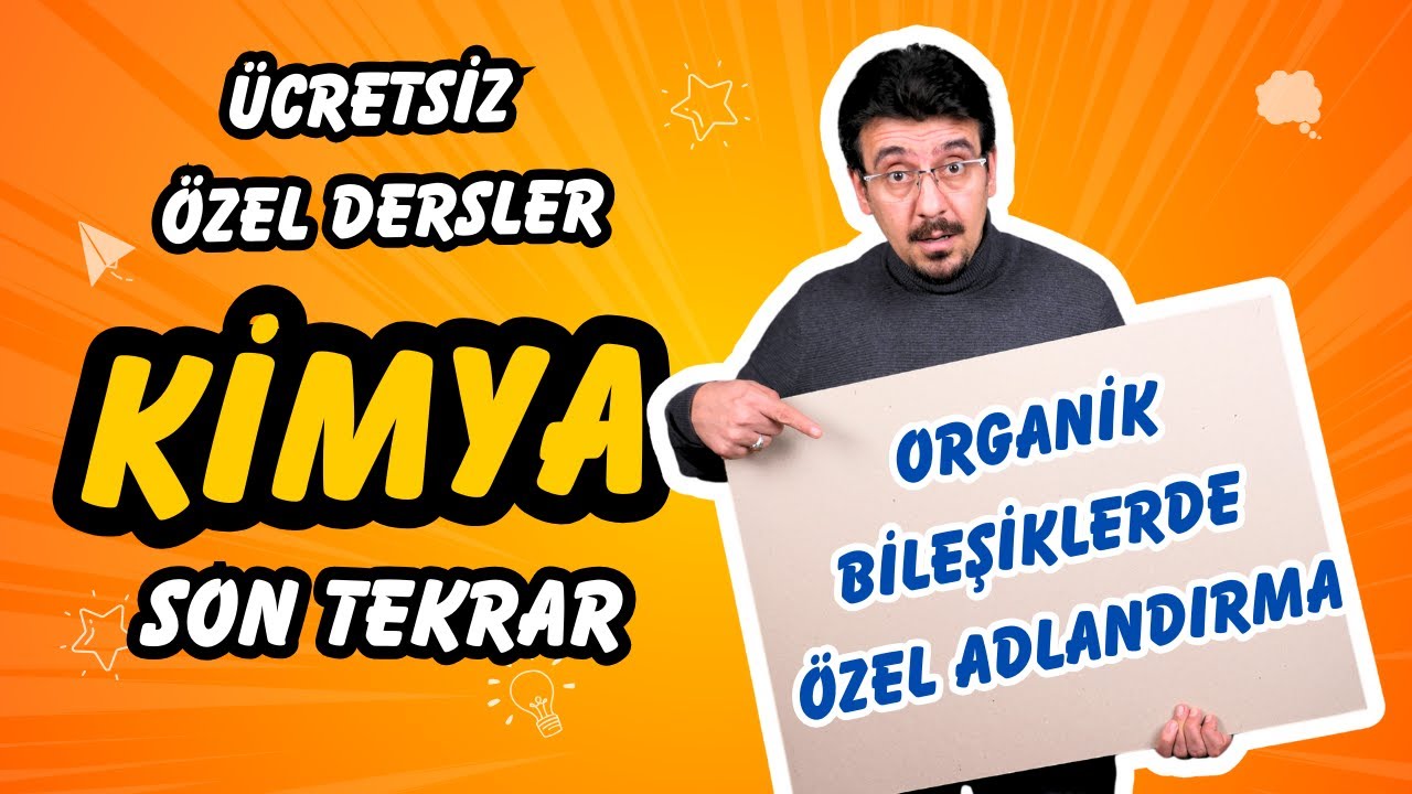 Organik Bileşiklerde Özel Adlandırma I Ücretsiz Özel Ders + PDF🗓️