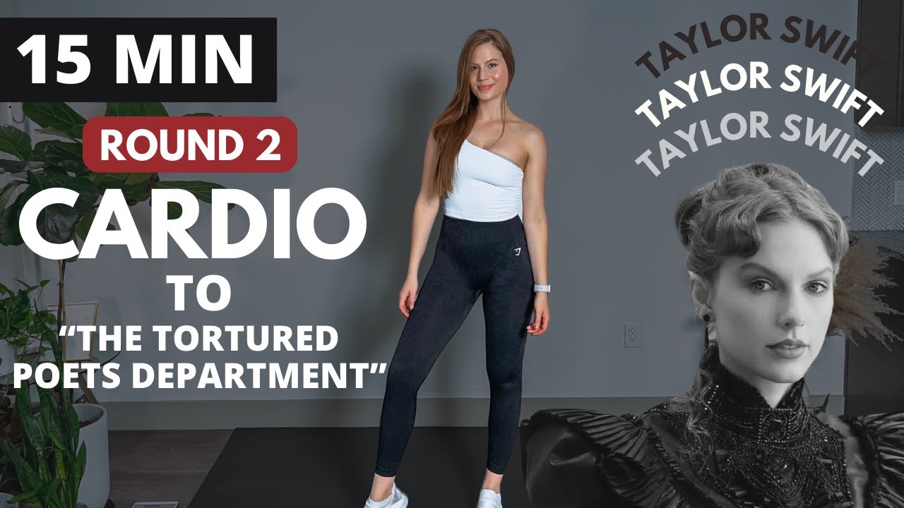 ROUND 2 | Taylor Swift Workout to THE TORTURED POETS DEPARTMENT | STANDING No Repeat HIIT Cardio