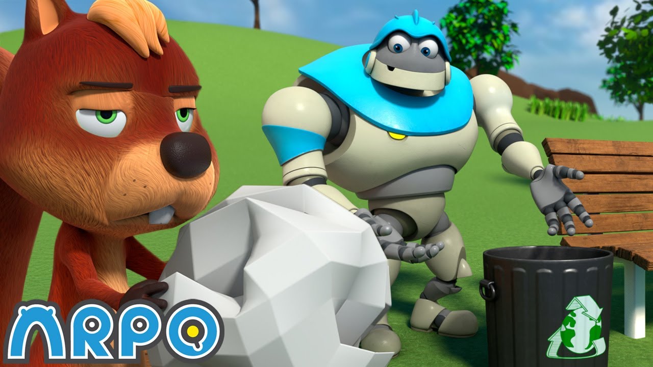 Çöplerini Topla Sincap! Parkı Tertemiz Yapalım! | Robot ARPO Türkçe | Eğlenceli Çocuk Çizgi Filmleri
