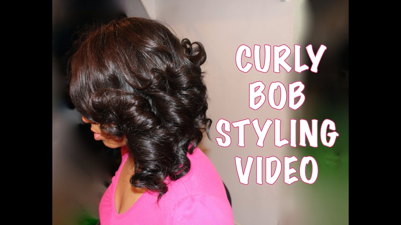Curly Bob Styling Start To Finish | ALIEXPRESS Malaysian Peerless Virgin Hair | Install Review