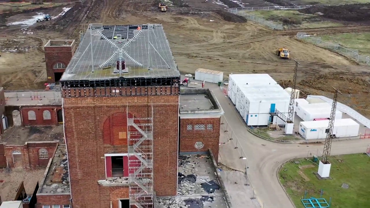 Video of Morgan Sindall Construction's progress at Houlton School aka Rugby Radio project