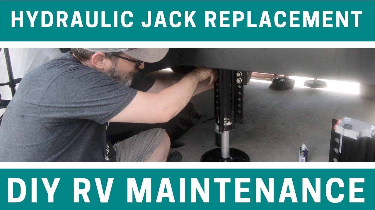 Replacing An RV Level-Up Hydraulic Jack - DIY RV Maintenance