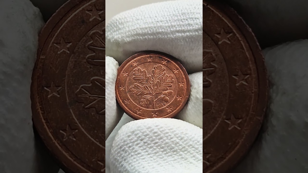 2005 Germany 🇩🇪, F, 2 Euro Cent 🪙 #dont_forget_to_like_and_subscribe #numismatics #coins #collection