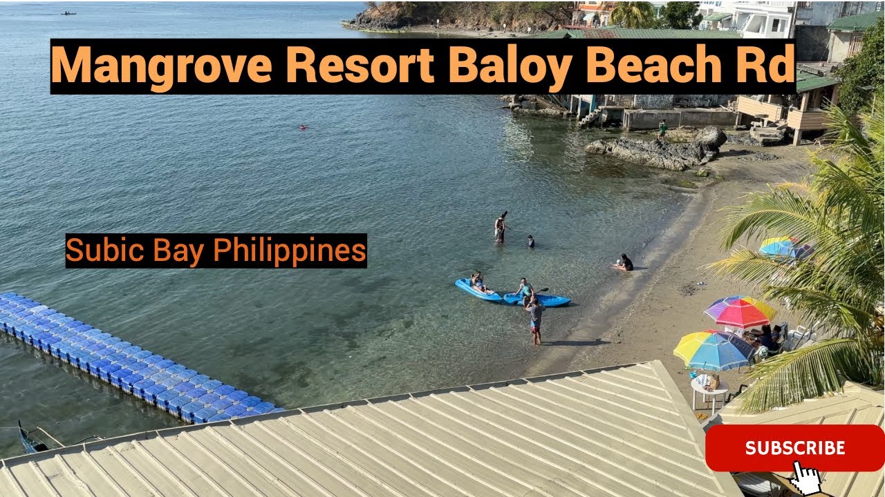 Tour This Hidden Paradise - Mangrove Beach Resort Baloy Beach Road! #subicbay #beachbum #philippines