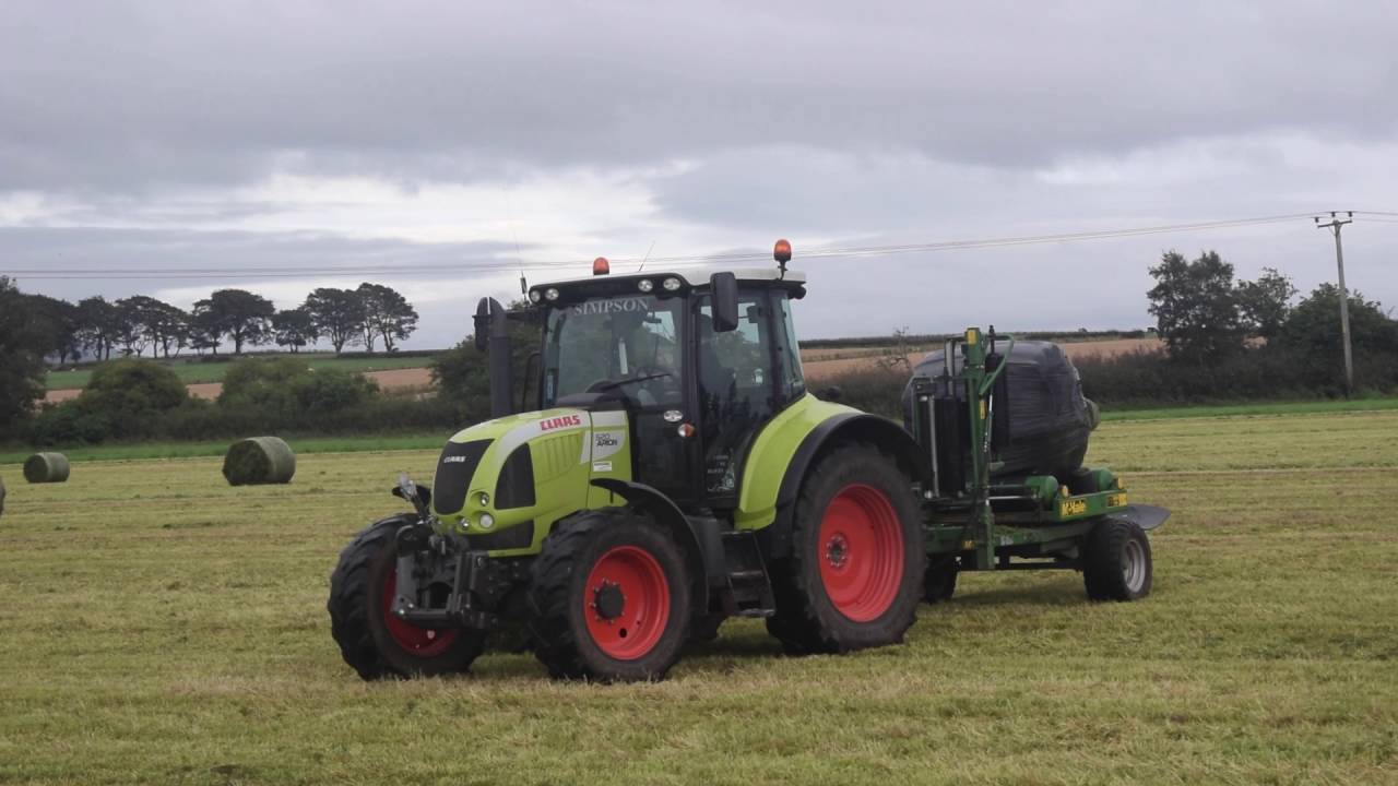 Simpson Agri Contracts Wrapping bales - DJI - HD