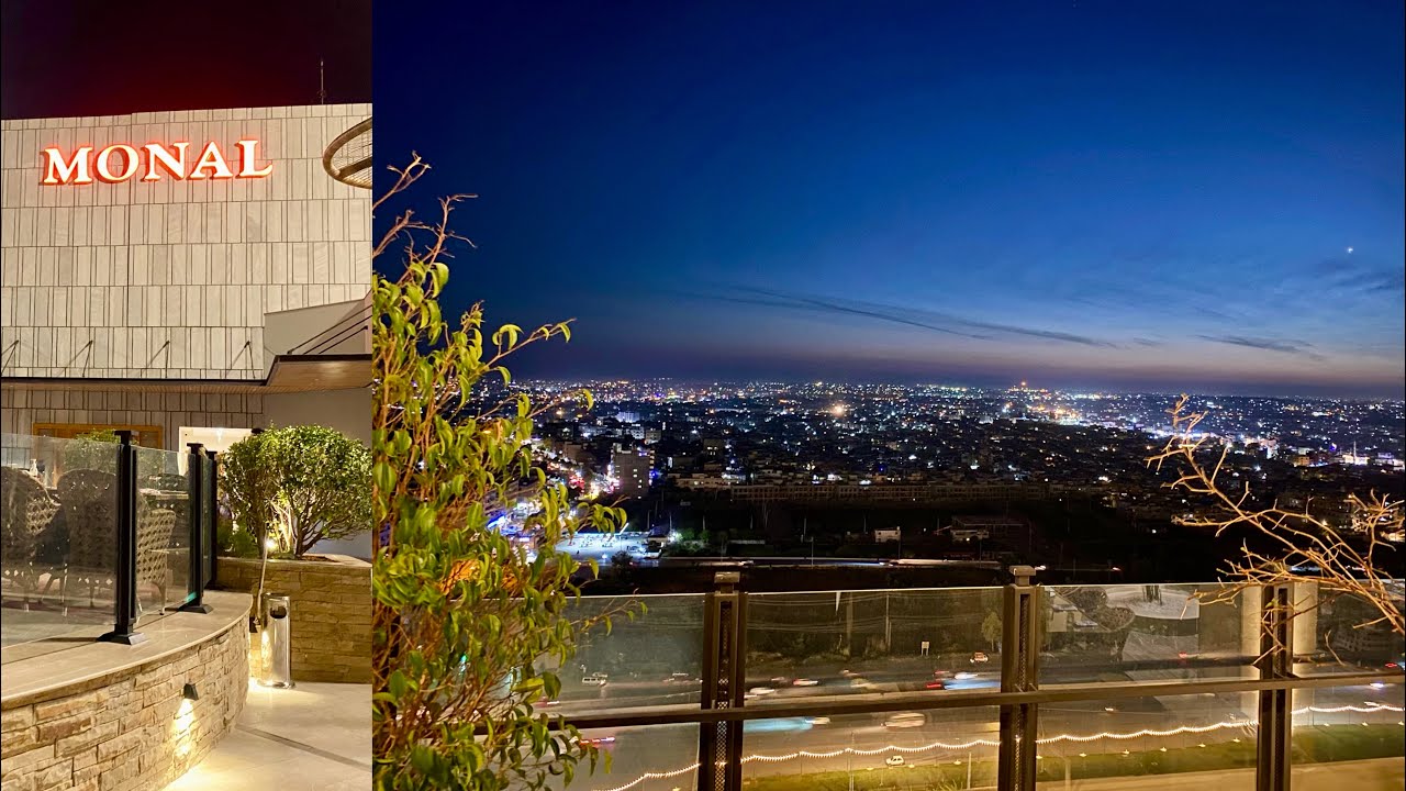 Monal Imarat downtown Islamabad full detailed video | Serenin night view from  mall of Imarat MONAL