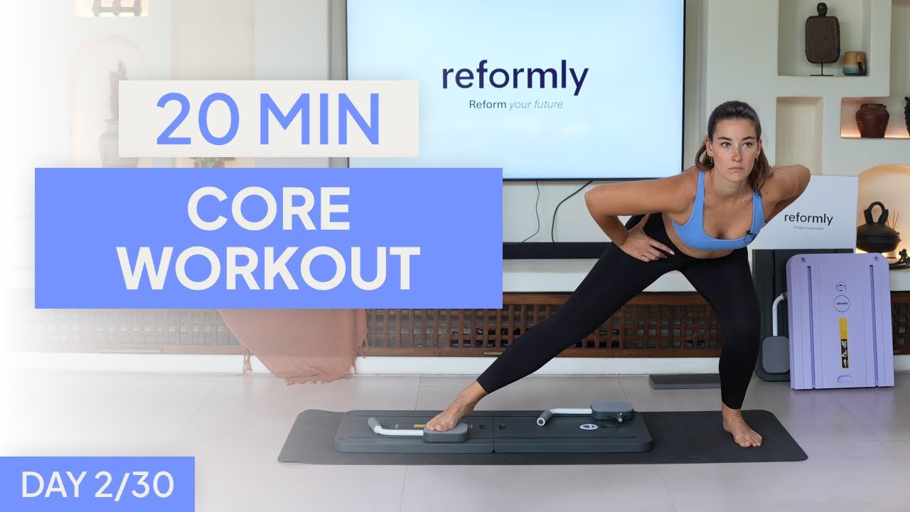 15-Minute Full Body Core Pilates Board Workout | Reformly Challenge | DAY 2