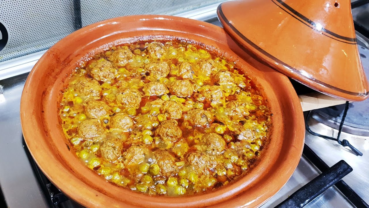 طاجين الكفتة والجلبانة سهل وسريع التحضير والمذاق روووعة