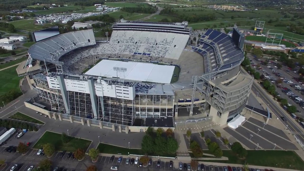 Mount Nittany and Beaver Stadium drone footage (Oct. 7, 2016)