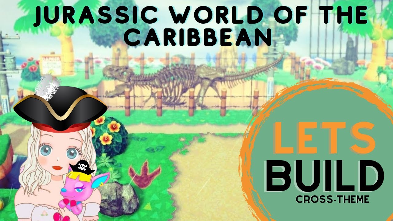 Lets Build!! - Jurassic  X Pirates Island! - ACNH