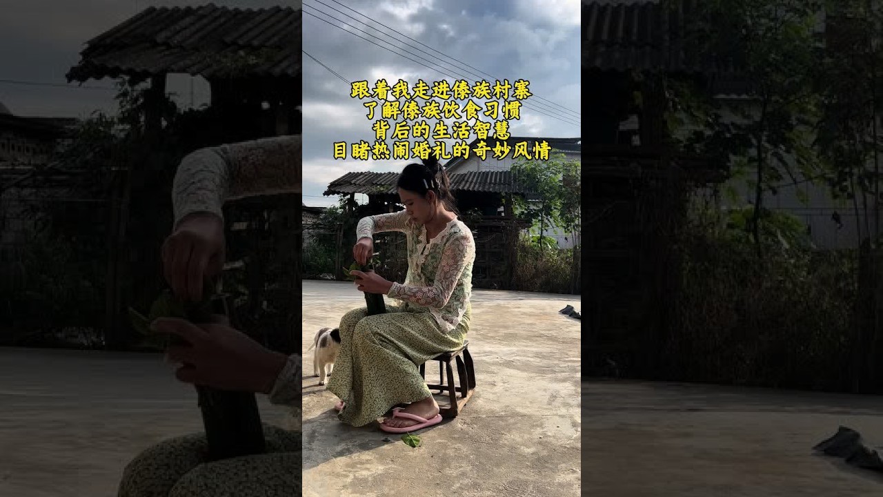 想知道傣族文化有多奇妙吗？跟着我的镜头，去看看他们亲手制作的竹筒饭，感受朴实的傣族人的生活。这里有独特的美食，他们认为吃槟榔会给牙齿带来健康，甚至牙齿黑黑的也是一种美。还有精彩的结婚认亲环节哦！快来