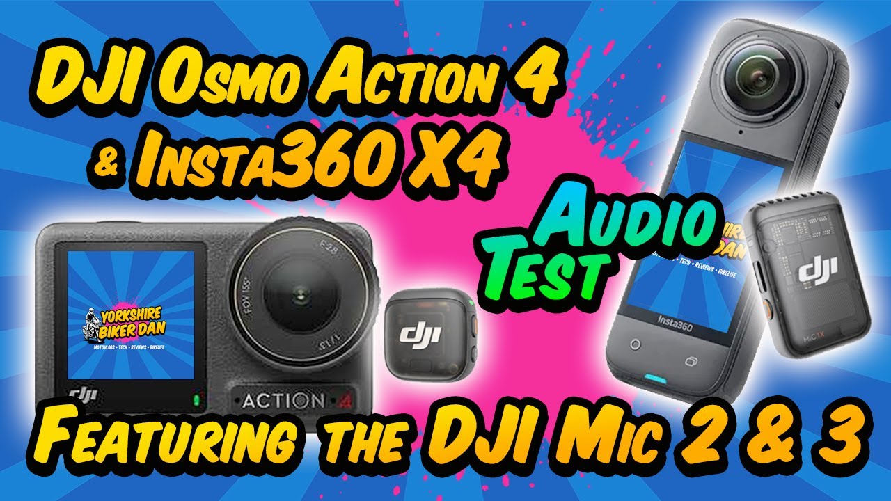 Motovlog Совершенство звука – DJI Mic 3 с Osmo Action 4 против DJI Mic 2 с Insta360 X4
