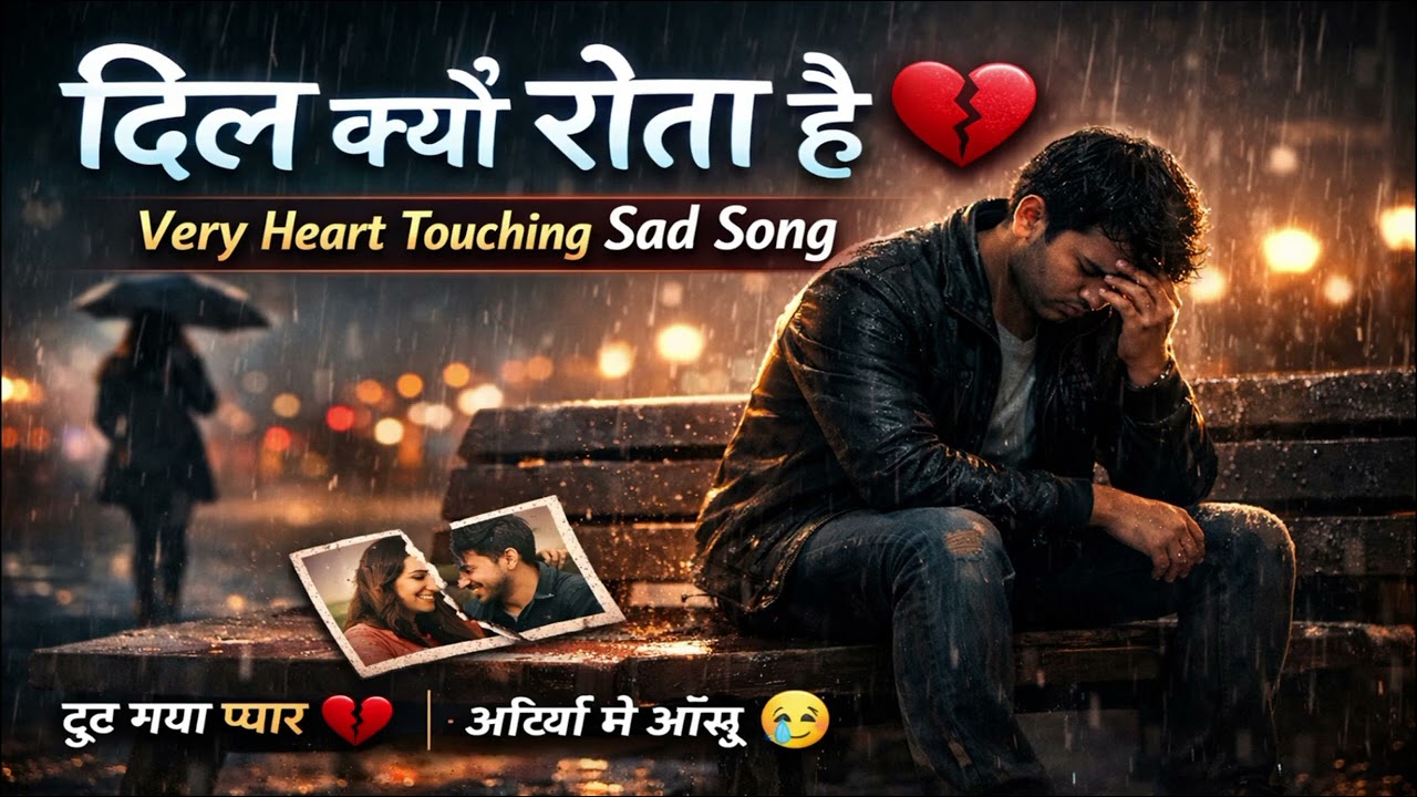 दिल क्यों रोता है 💔 Very Heart Touching Sad Song 2026 | Hindi Emotional Song | Breakup Song